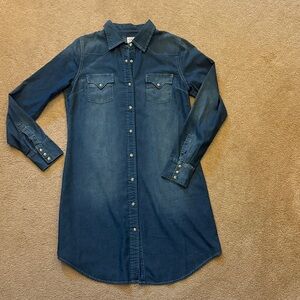 Denim Shirt Dress